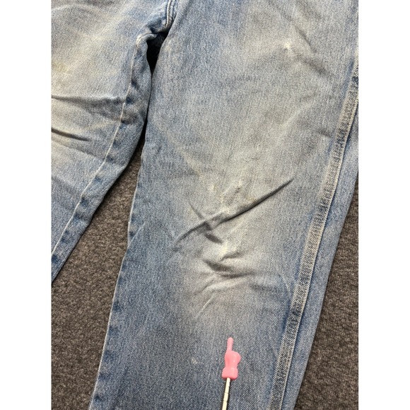 Dickies Carpenter Jeans Mens 32x30 Blue Fits 33x26 Light Relaxed Fit Workwear - Picture 6 of 16